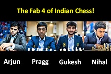 Fab 4 of Indian chess Cover Image